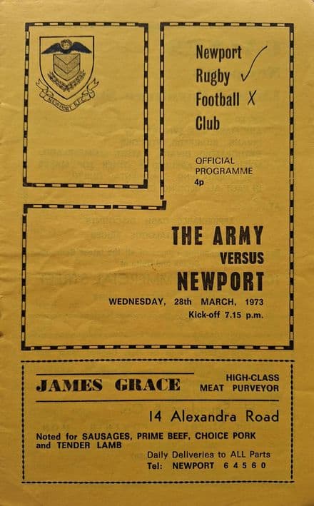 Newport v The Army (1973, Mar 28th)