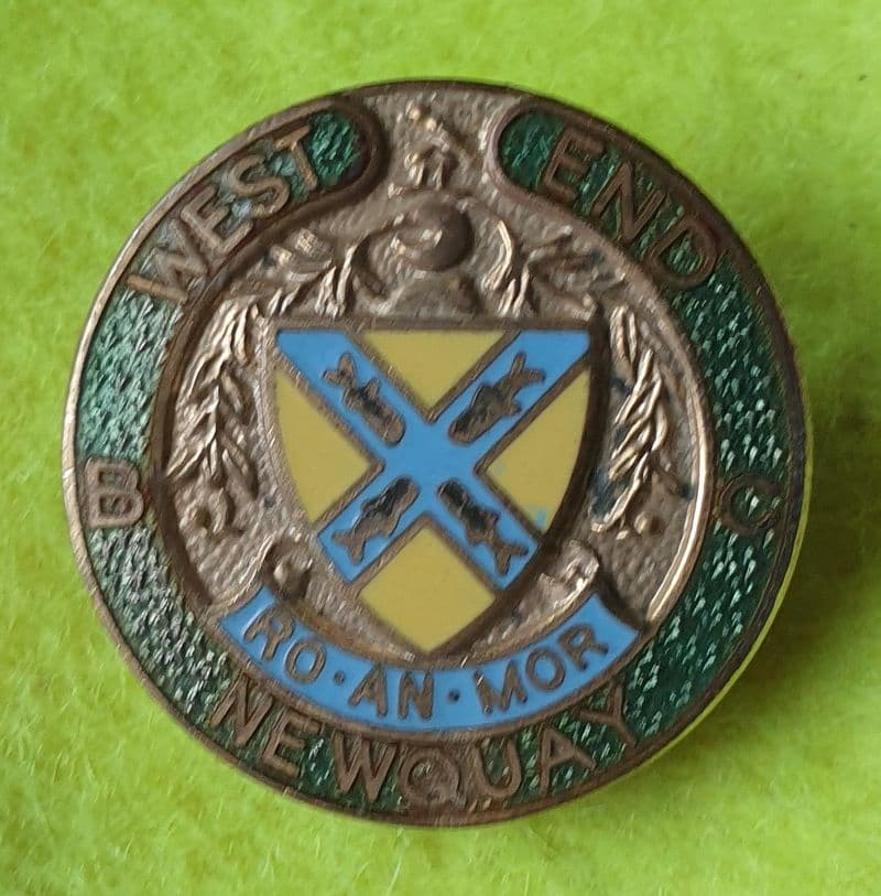 Newquay West End BC Enamel Pin Badge