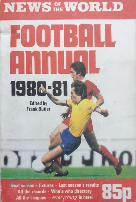 News of the World Football Annual 1980-81