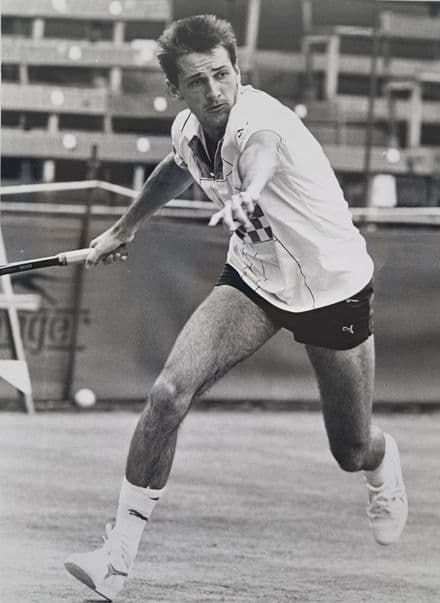 Nick Fulwood Press Photo "Forehand"