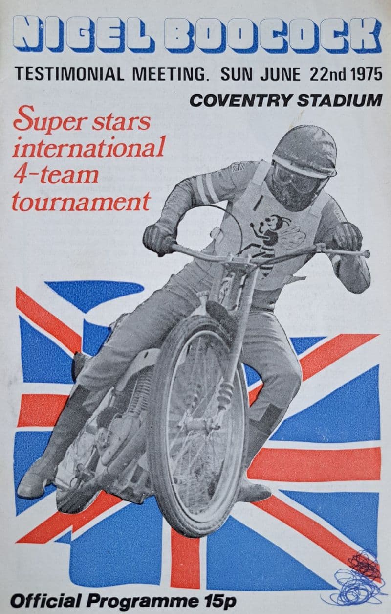 Nigel Boocock Testimonial (1975, Jun 22nd)