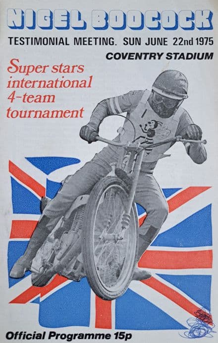 Nigel Boocock Testimonial (1975, Jun 22nd)