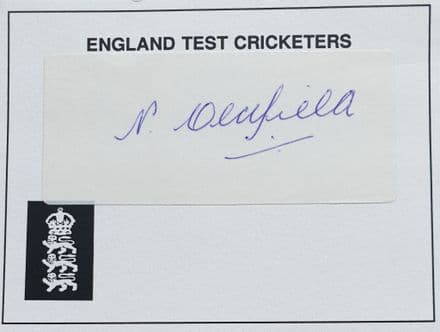 Norman "Buddy" Oldfield Autograph