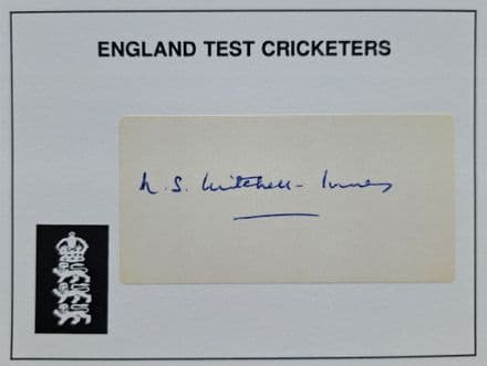 Norman "Mandy" Mitchell Innes Autograph