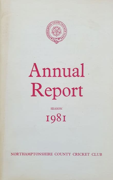 Northamptonshire County Cricket Club Annual Report (1981)