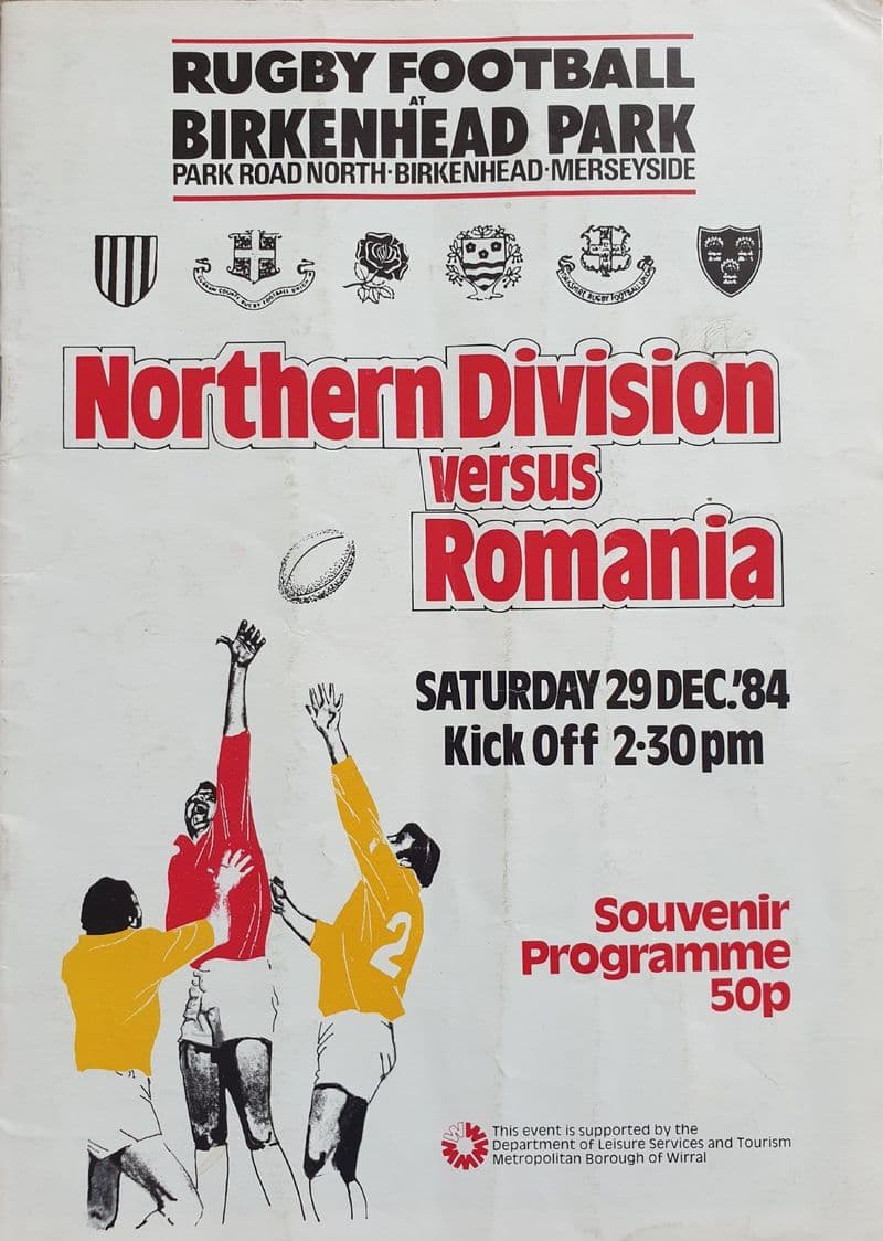 Northern Division v Romania (1984, Dec 29th)