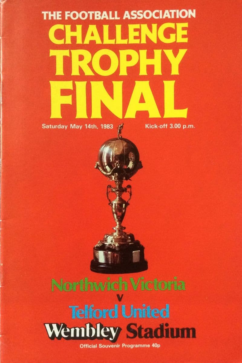Northwich Victoria v Telford, FA Challenge Trophy Final (1983, May 14th)