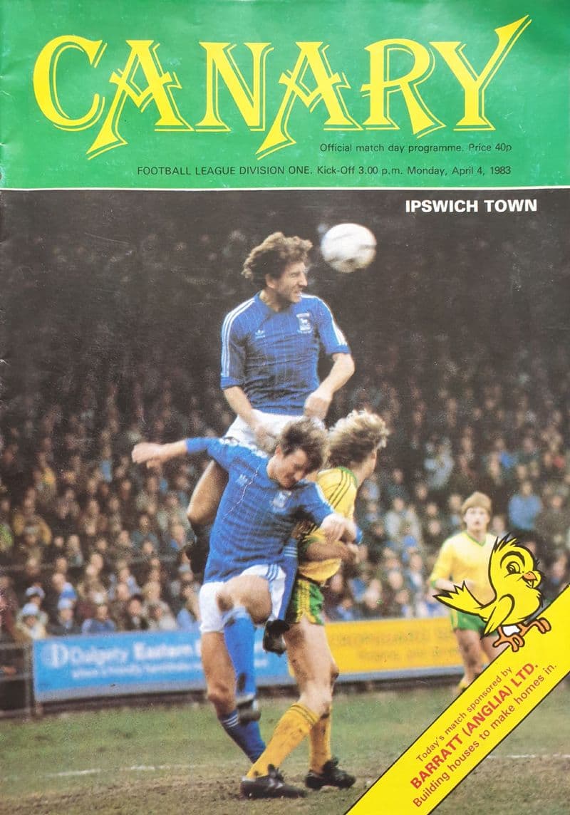 Norwich City v Ipswich, Div 1 (1983, Apr 4th)