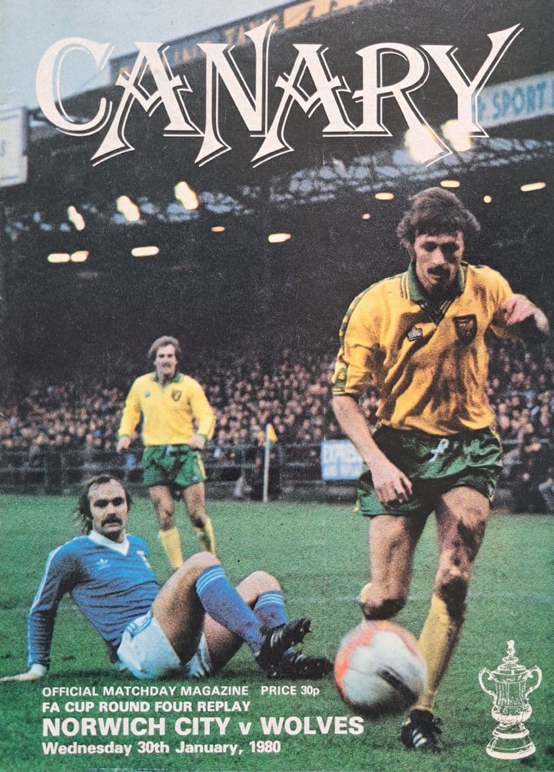 Norwich City v Wolves, FA Cup Rep (1980, Jan 30th)