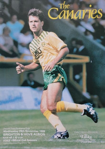 Norwich v Brighton, ZDS Cup (1989, Nov 29th)