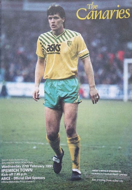 Norwich v Ipswich, ZDS Cup (1991, Feb 27th)