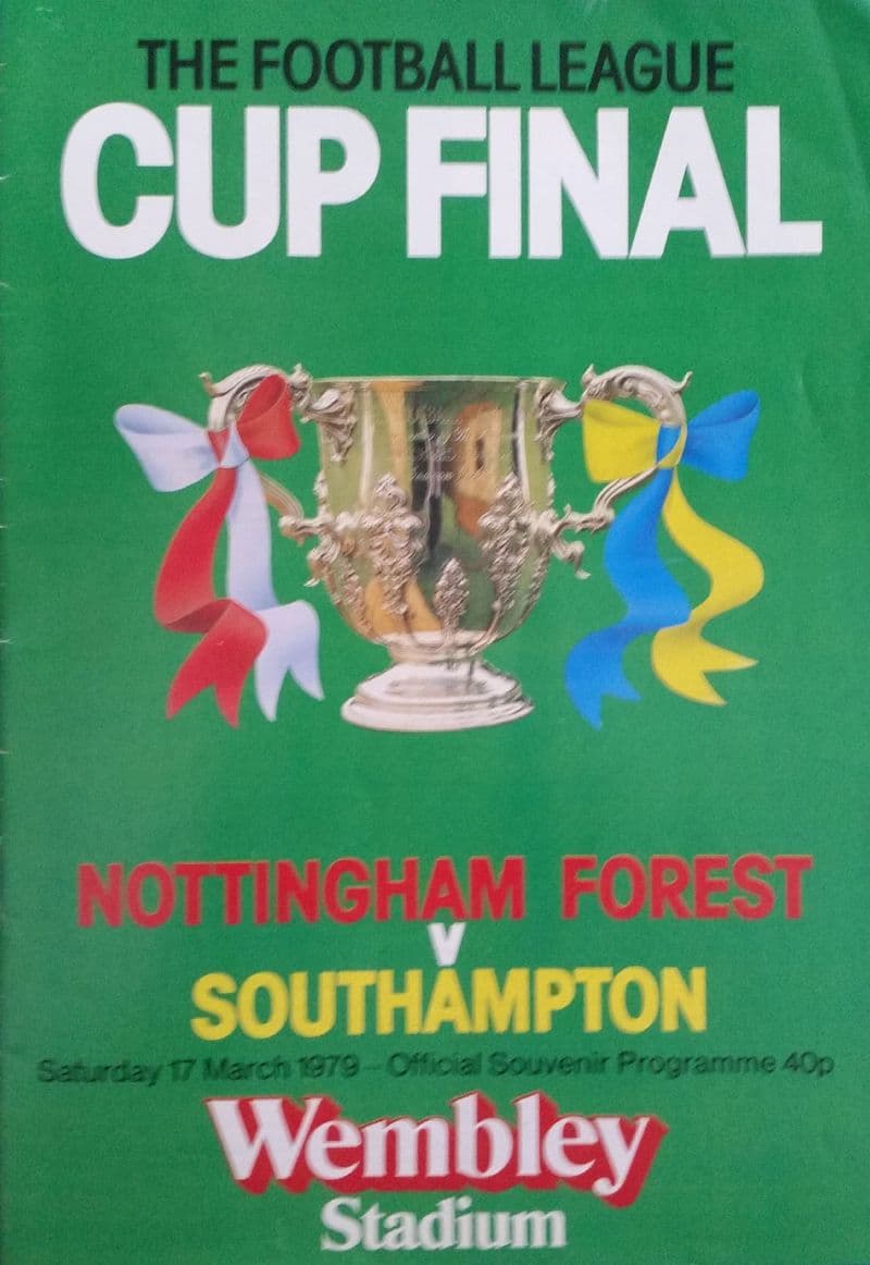 Nottingham Forest v Southampton, League Cup Final (1979, March 17th)