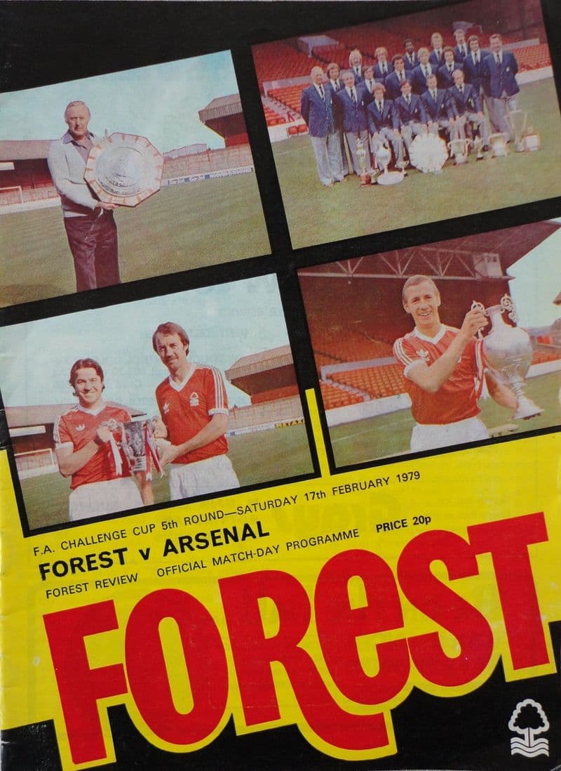 Nottm Forest v Arsenal, FA Cup 5th Rnd (1979, Feb 17th)