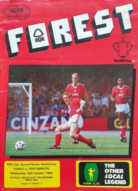 Nottm Forest v Portsmouth, Milk Cup (1984, Oct 10th)