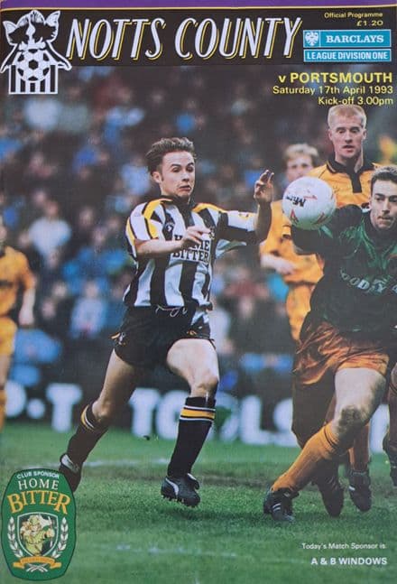 Notts County v Portsmouth, Div 1 (1993, Apr 17th)