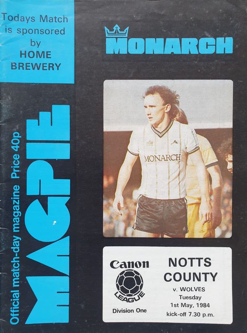 Notts County v Wolves, Div 1 (1990, Nov 10th)