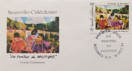 Nouvelle Caledonie "Cricket Caledonien" FDC (1991)