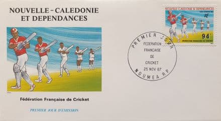 Nouvelle Caledonie "Federation Francaise de Cricket" FDC (1987)