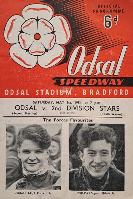 Odsal v 2nd Division Stars (1954, May 1st)