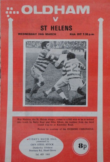 Oldham v St Helens (1976, March 24th)