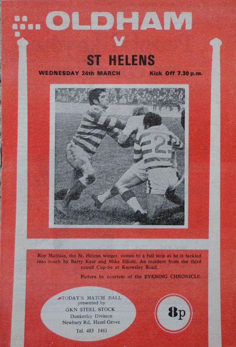 Oldham v St Helens (1976, March 24th)