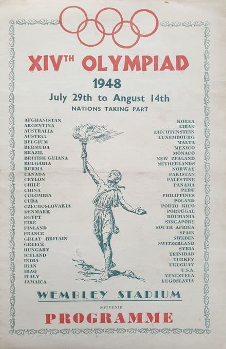 Olympic Games (London 1948) Programme of Events, Pirate Copy