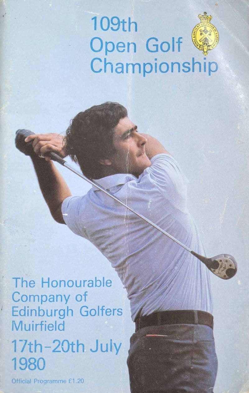 Open Golf Programme 1980 (Muirfield)