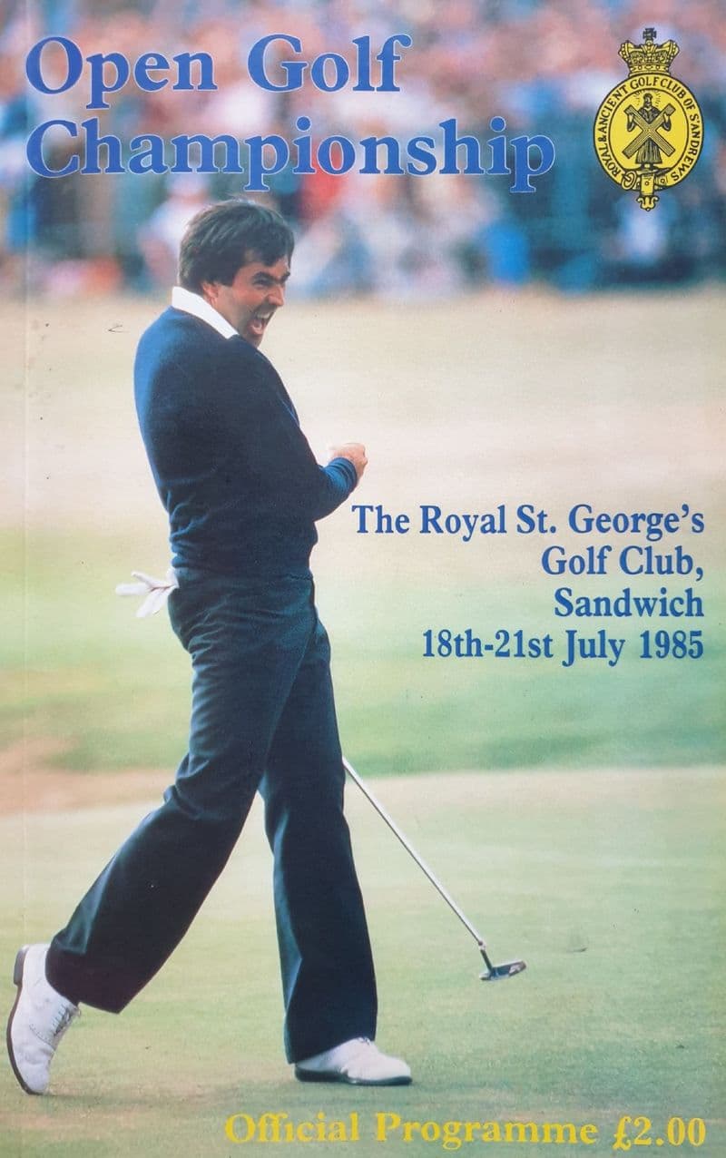 Open Golf Programme 1985 (Sandwich)