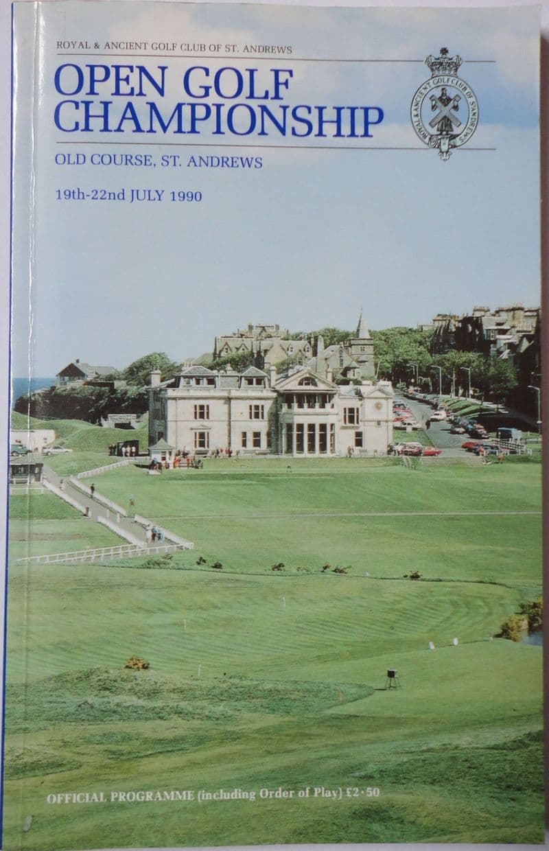 Open Golf Programme 1990 (St Andrews)