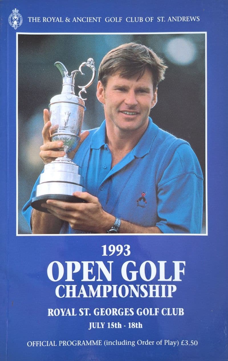 Open Golf Programme 1993 (Royal St Georges)