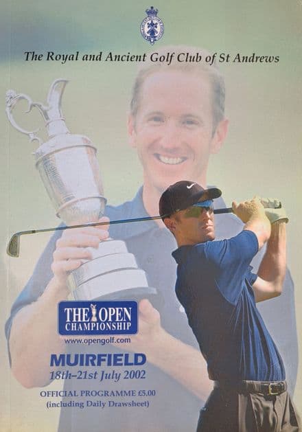 Open Golf Programme 2002 (Muirfield)