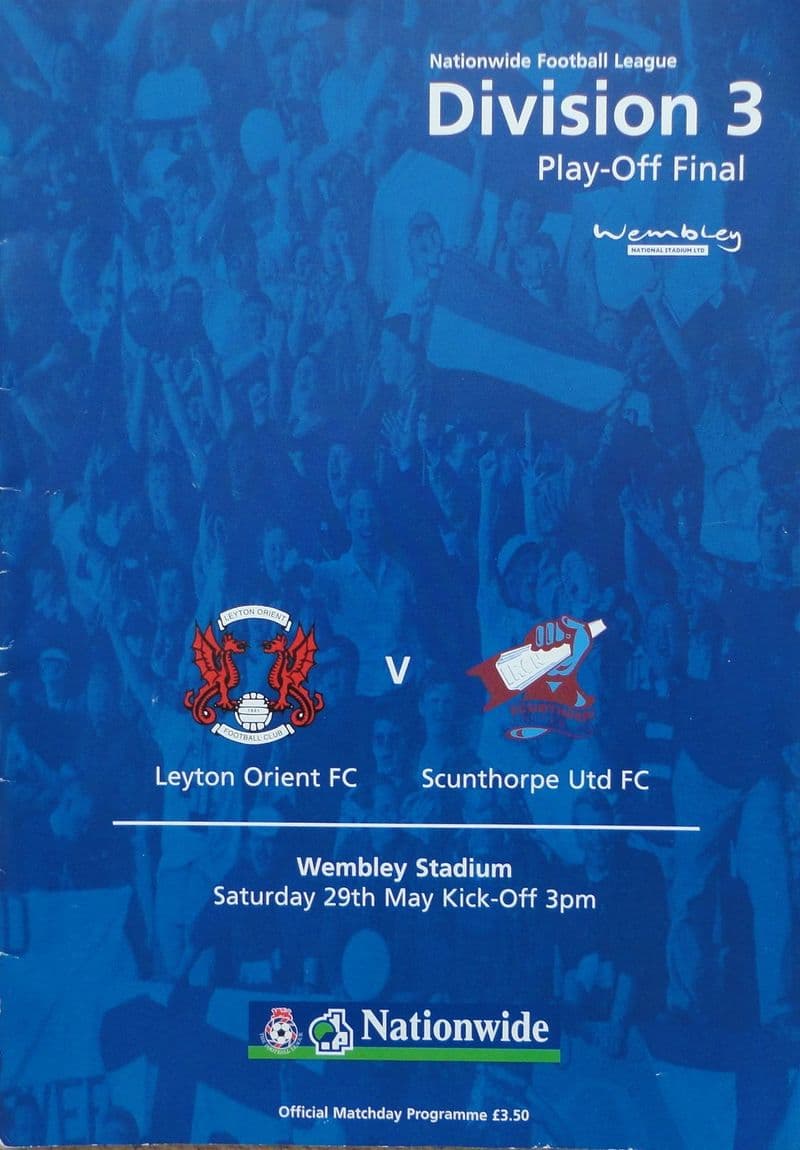 Orient v Scunthorpe, Div 3 Play-off (1999, May 29th)