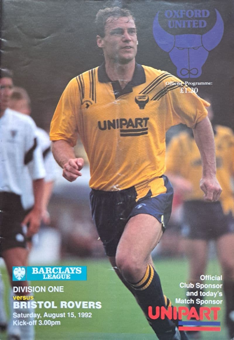 Oxford United v Bristol Rovers, Div 1 (1992, Aug 15th)