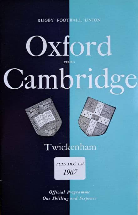 Oxford v Cambridge (1967, Dec 12th)