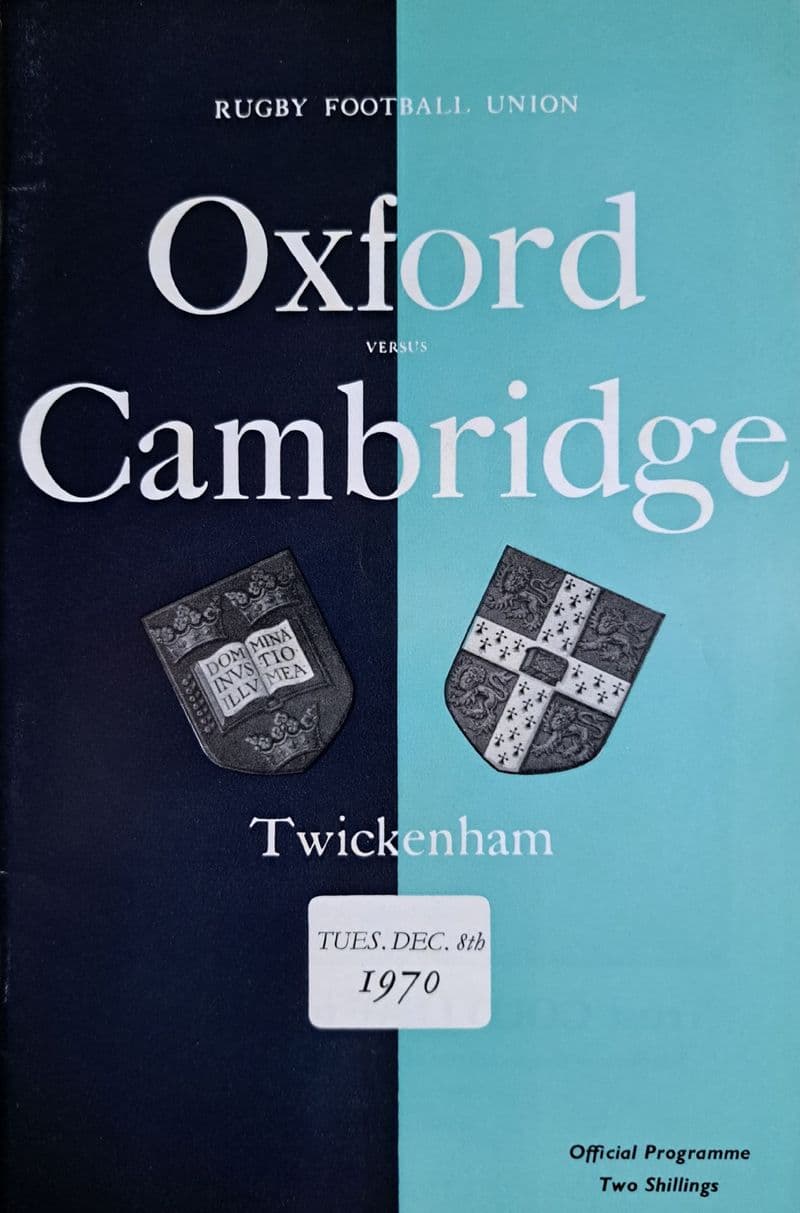 Oxford v Cambridge (1970, Dec 8th)