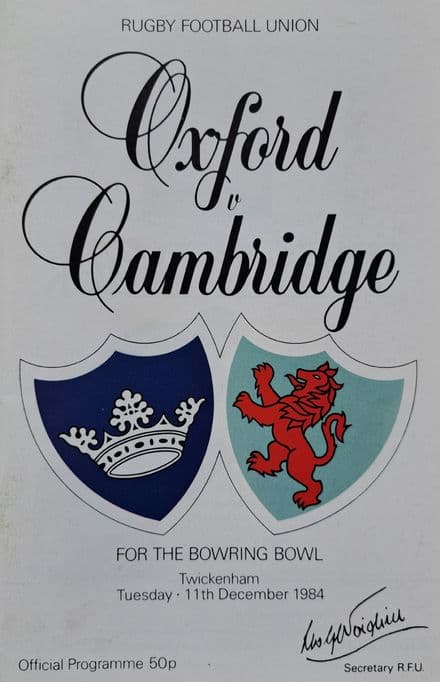 Oxford v Cambridge (1984, Dec 11th)