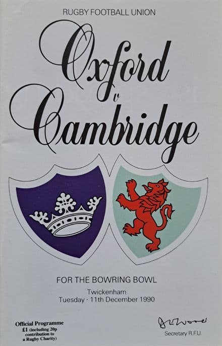 Oxford v Cambridge (1990, Dec 11th)