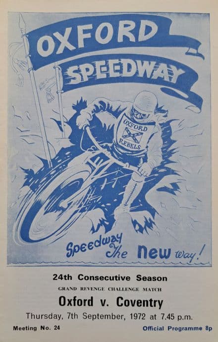 Oxford v Coventry (1972, Sep 7th)