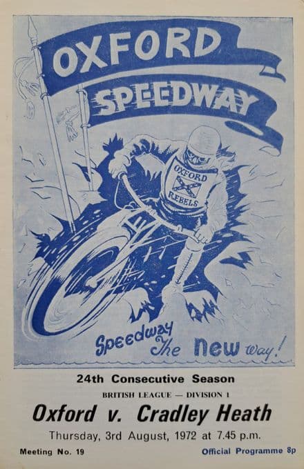 Oxford v Cradley Heath (1972, Aug 3rd)