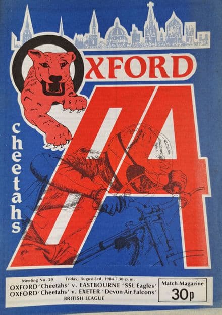 Oxford v Eastbourne & Exeter (1984, Aug 3rd)