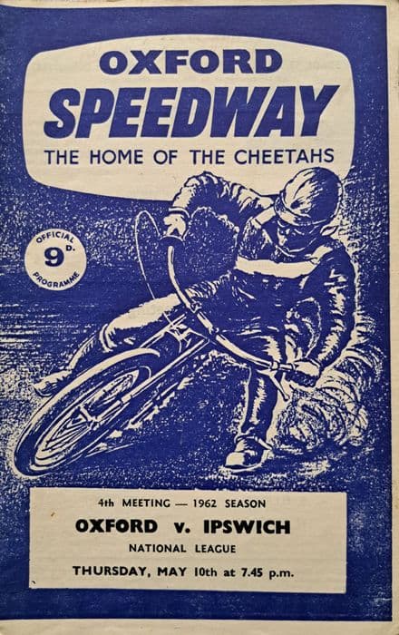 Oxford v Ipswich (1962, May 10th)