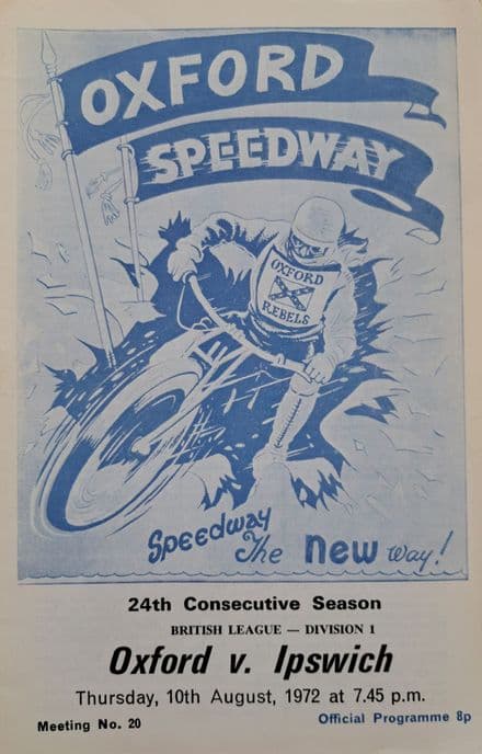 Oxford v Ipswich (1972, Aug 10th)