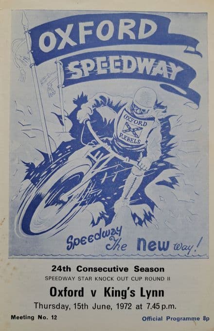 Oxford v King's Lynn  (1972, Jun 15th)