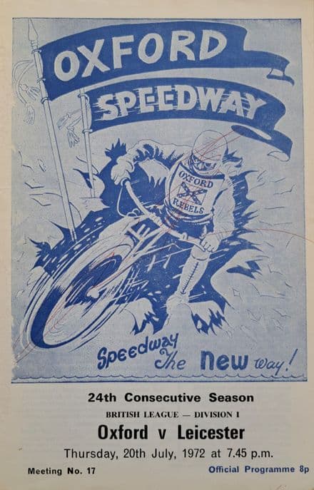 Oxford v Leicester (1972, Jul 20th)
