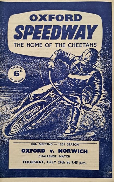 Oxford v Norwich (1961, Jul 27th)