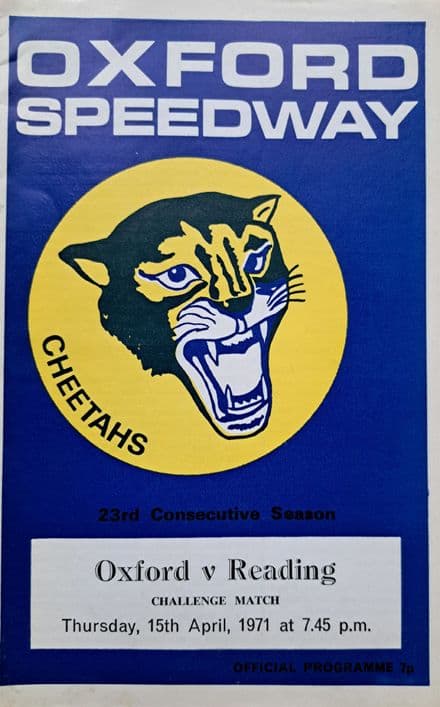 Oxford v Reading (1971, Apr 15th)