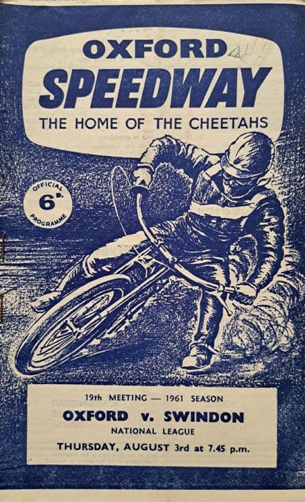 Oxford v Swindon (1961, Aug 3rd)
