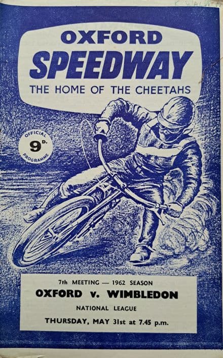 Oxford v Wimbledon (1961, May 31st)