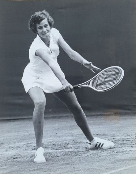 Pam Shriver Press Photo (Wimbledon)