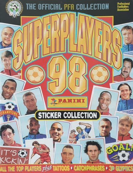 Panini Superplayers 98, Album and 19 Stickers